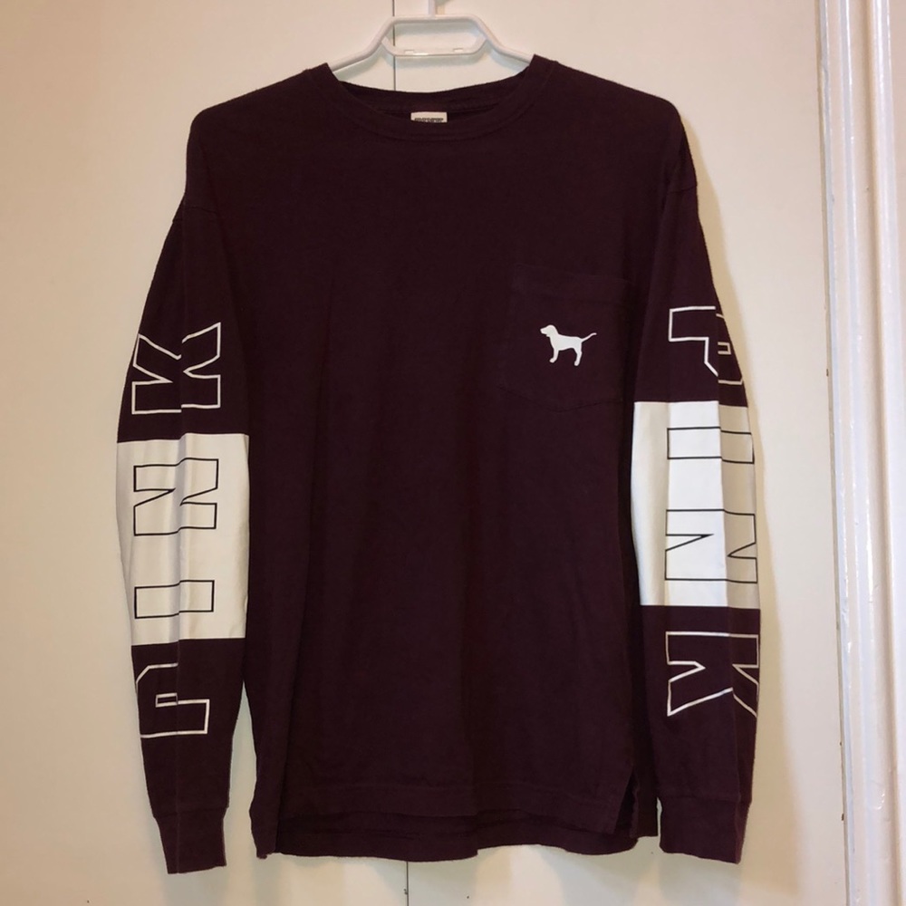 Burgundy PINK Long Sleeve